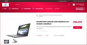 Portátil Dell Latitude 5410 GRADO B con teclado castellano