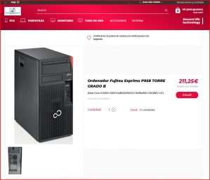 Ordenador Fujitsu Esprimo P958 TORRE GRADO B