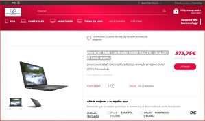 Portátil Dell Latitude 5500 TÁCTIL GRADO B tecl. num.