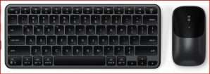 SATECHI Combo Teclado y Ratón Inalámbrico Slim CEX1 𝗤𝗪𝗘𝗥𝗧𝗬 𝗨𝗦, Bluetooth Multi-Dispositivo y Receptor USB-C, para Mac, Windows – Negro Espacial