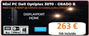 Ordenador Dell Optiplex 3070 Micro GRADO B -ampliable-